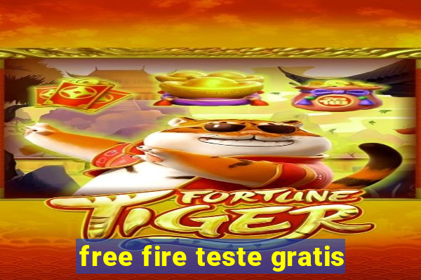 free fire teste gratis